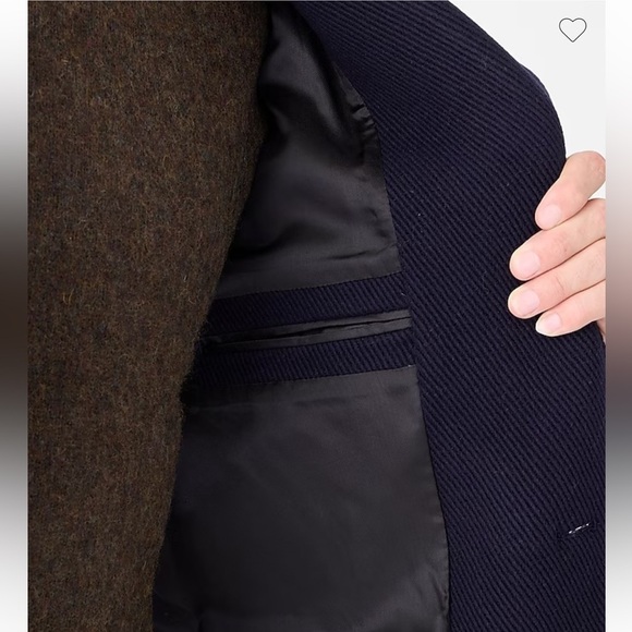 J. Crew Ludlow topcoat in heavyweight wool Coat BS472 Men's 38/S navy blue - Picture 6 of 6